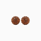 Spice Sparkle Ball Stud Earrings [Limited Edition]