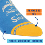 Blue Q Sweatin' For Snacks Sneaker Socks