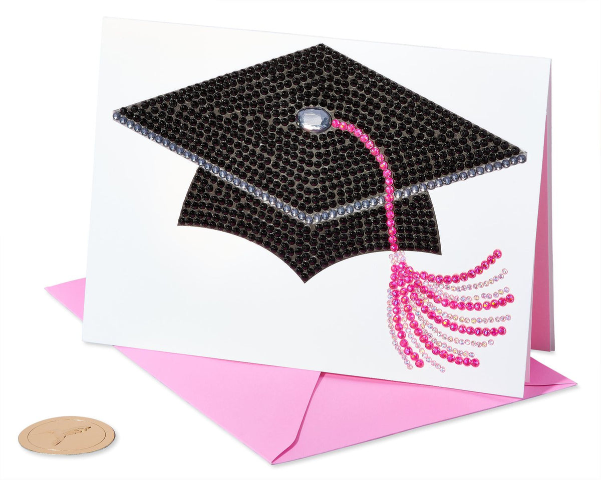 Wonderful Achievement Jeweled Graduation Card