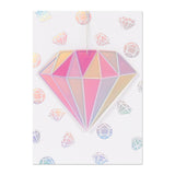 Acrylic Diamond Ornament Birthday Card