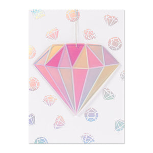 Acrylic Diamond Ornament Birthday Card