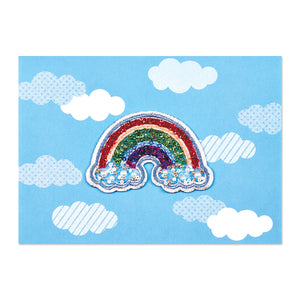 Removable Rainbow Patch Blank Card