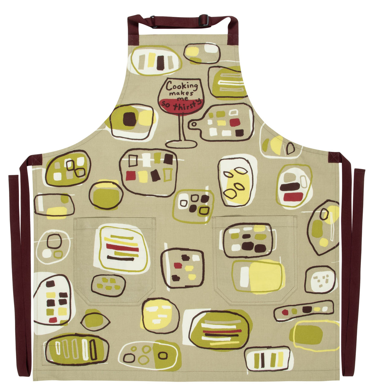 Blue Q Cooking Makes Me So Thirsty Apron