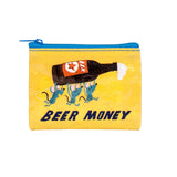 Blue Q Beer Money Coin Purse