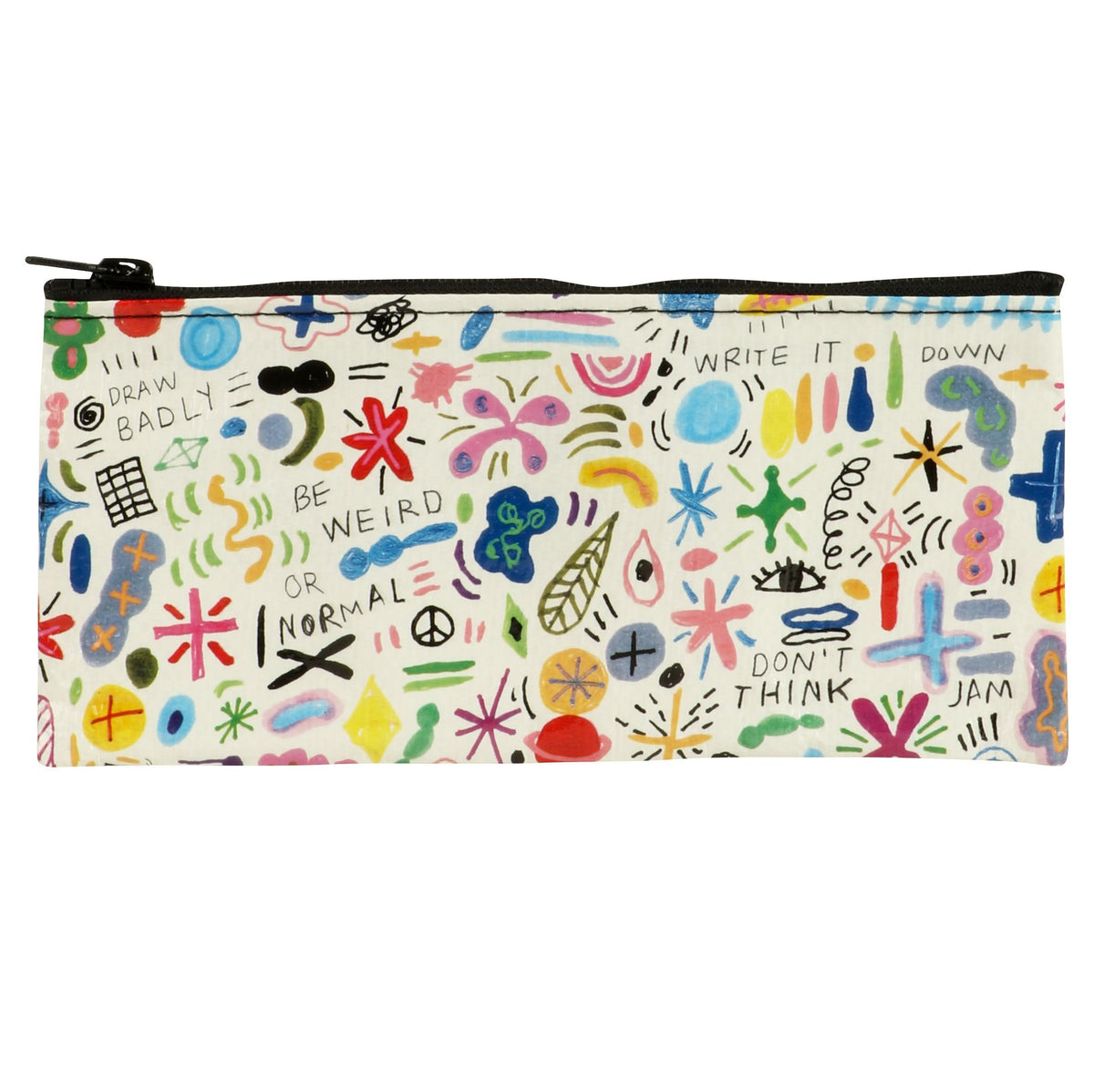 Blue Q Doodle Party Pencil Case