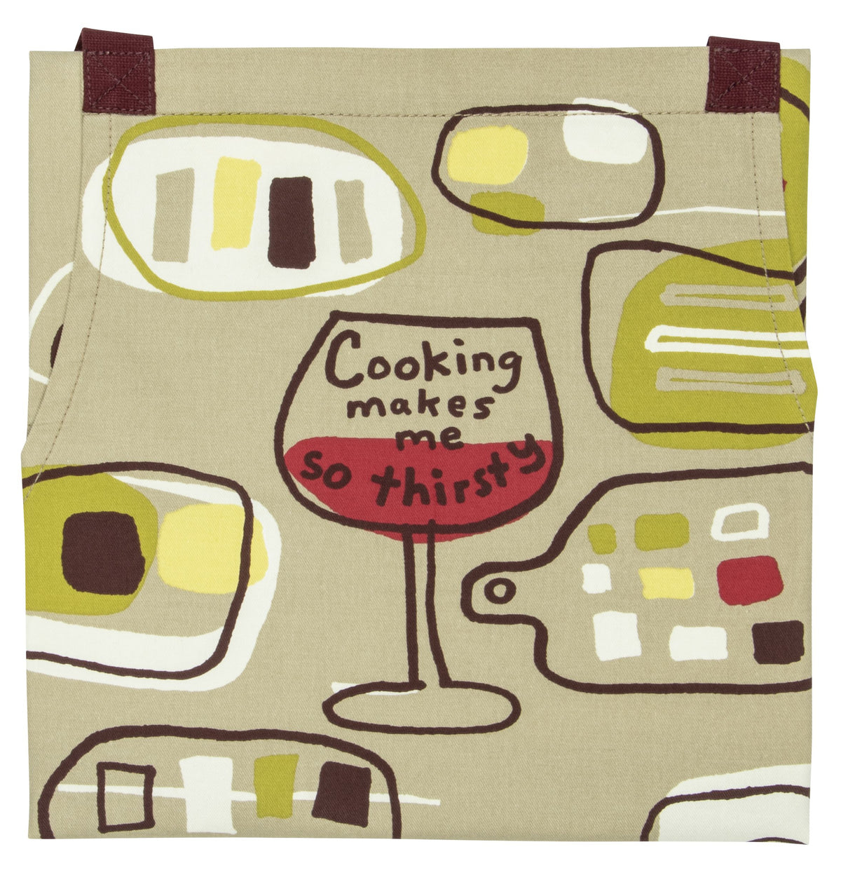 Blue Q Cooking Makes Me So Thirsty Apron