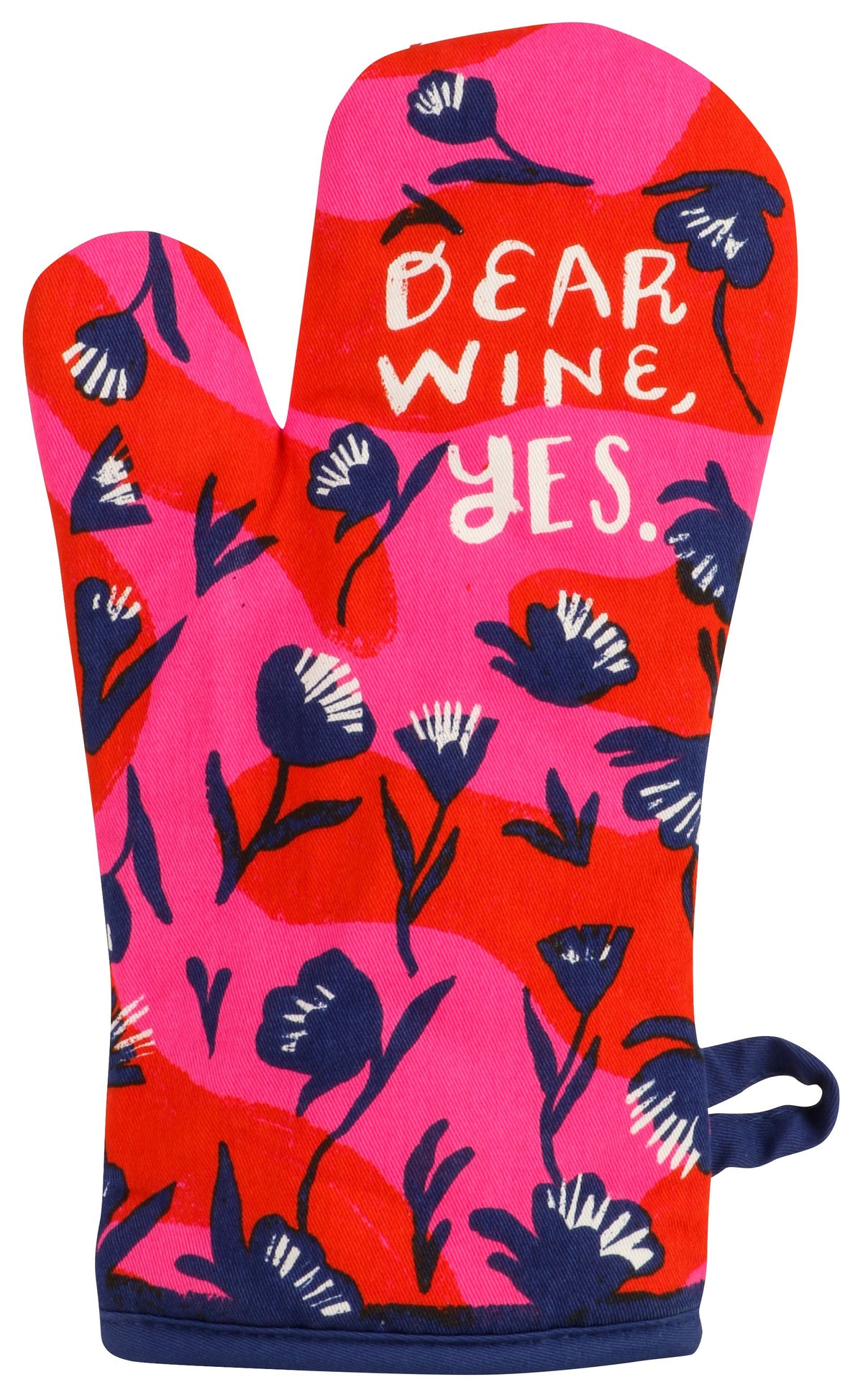 Blue Q Dear Wine, Yes. Oven Mitt