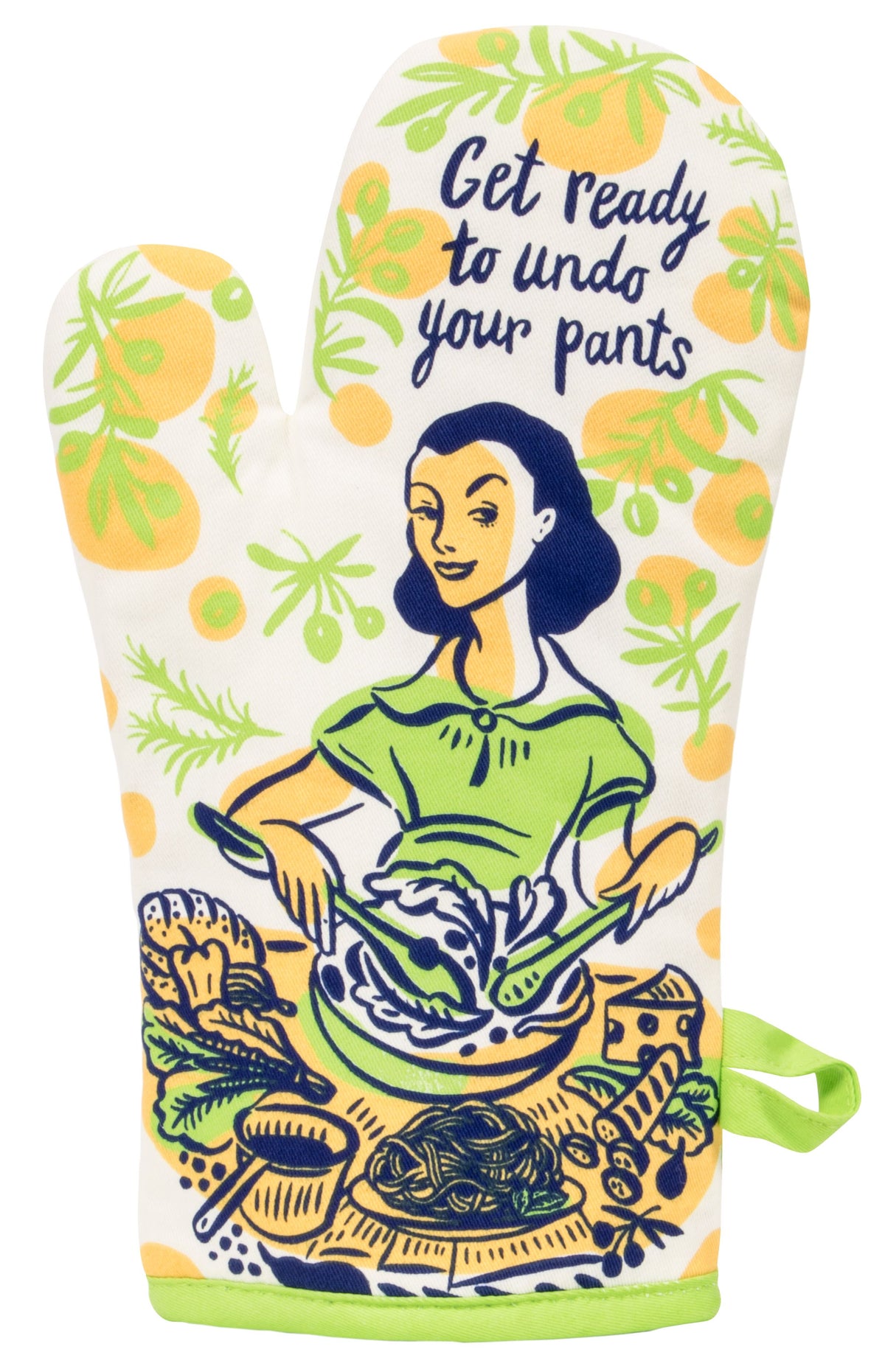 Blue Q Get Ready To Undo Your Pants Oven Mitt