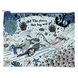 Blue Q Oh! The Places You Will Go Zipper Pouch