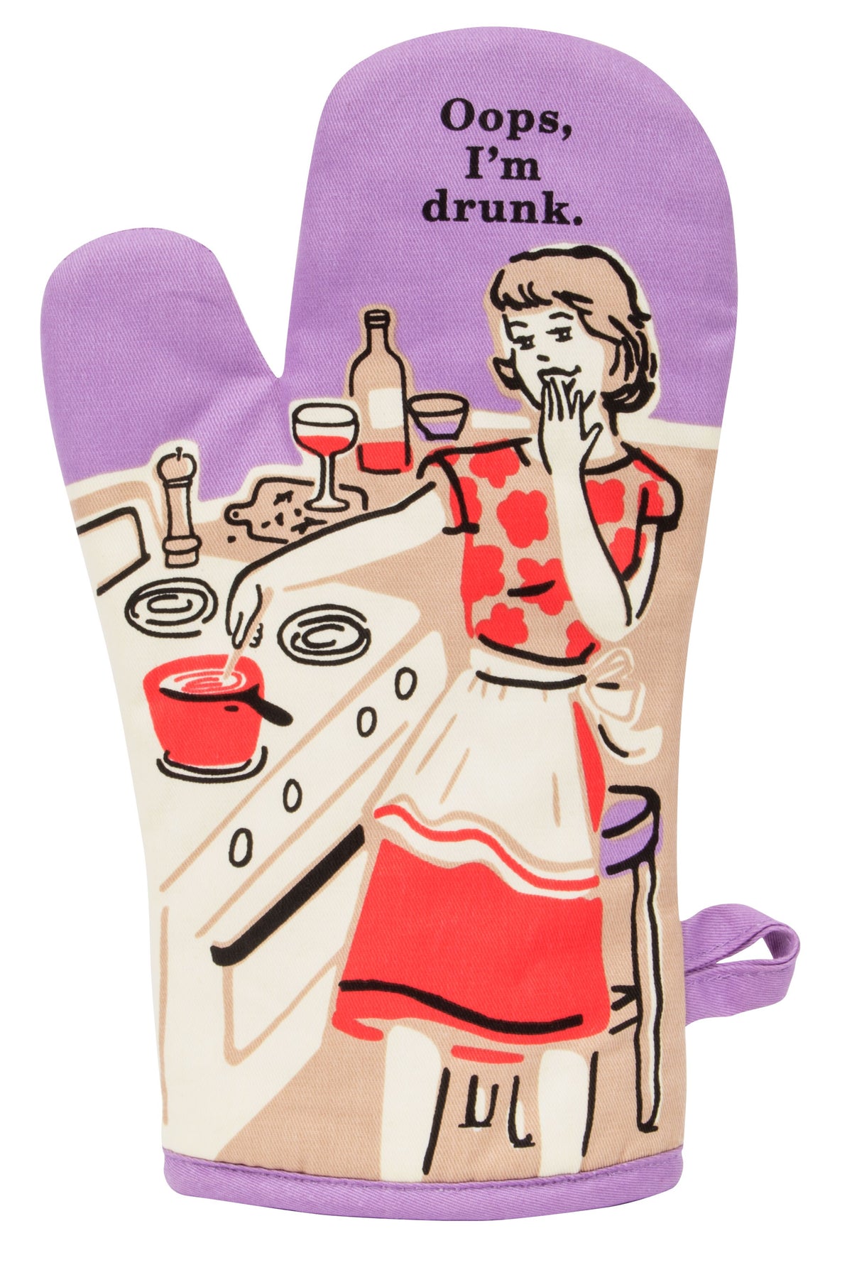 Blue Q Oops I'm Drunk Oven Mitt