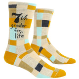 7th Grader For Life Men's Crew Socks
