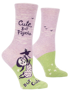 Cute But Psycho, But Cute Women's Crew Socks