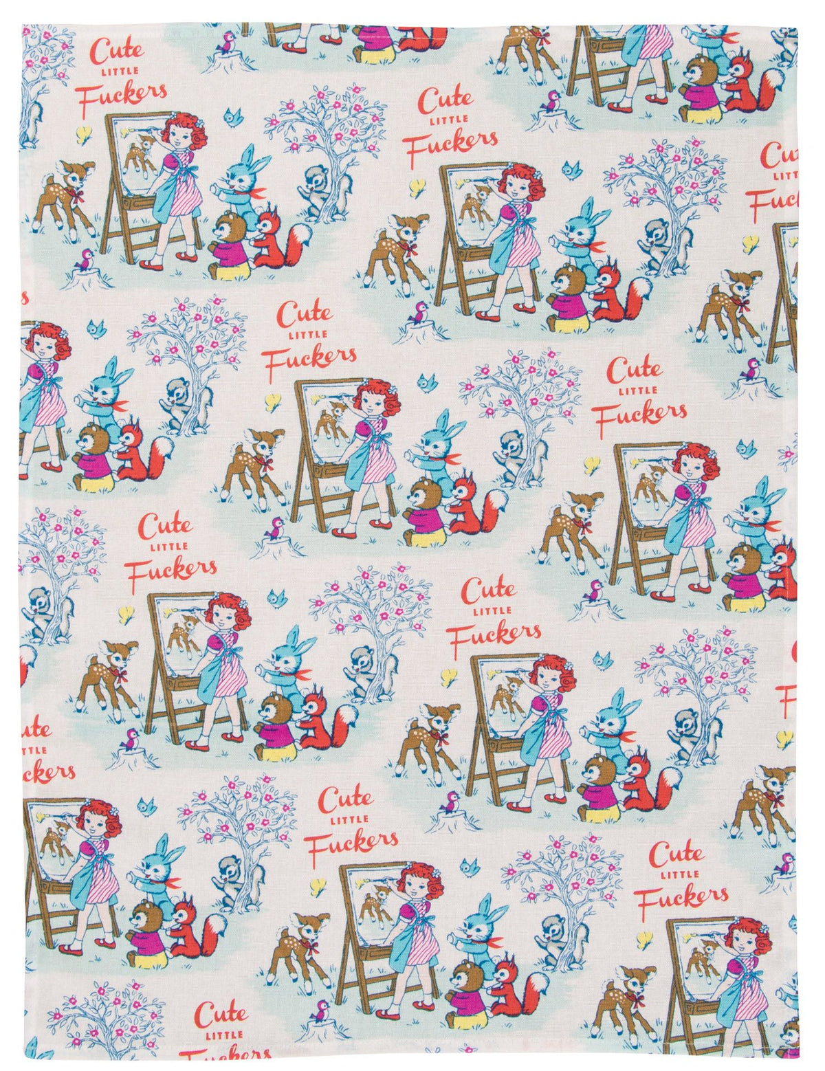 Cute Little Fuckers Dish Towel