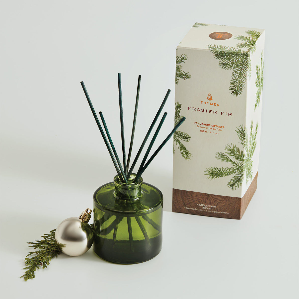 Thymes Frasier Fir Petite Green Reed Diffuser