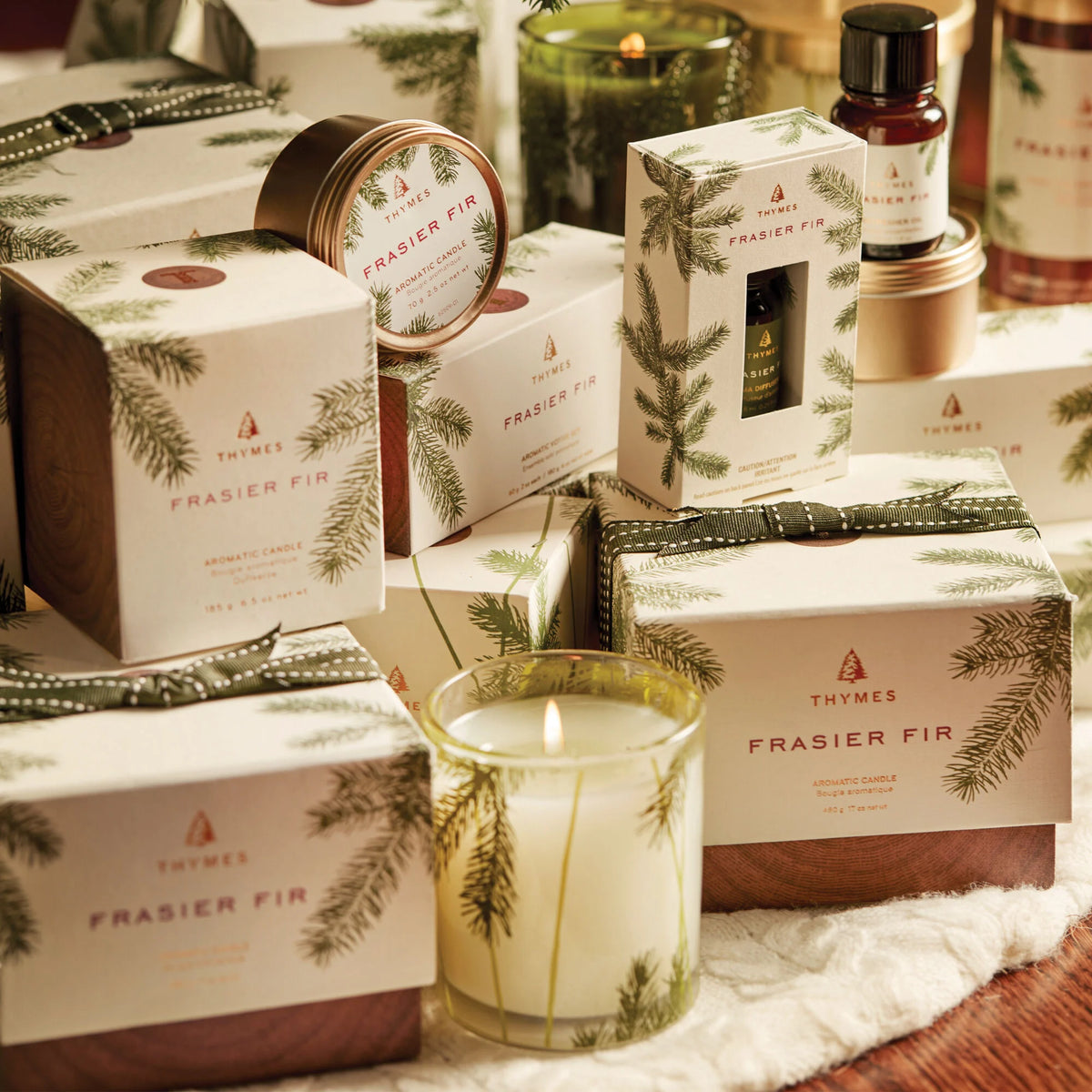 Thymes Frasier Fir 6.5oz Pine Needle Candle