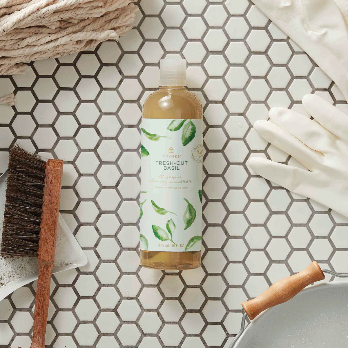 Thymes Fresh-Cut Basil All Purpose Cleaning Concentrate