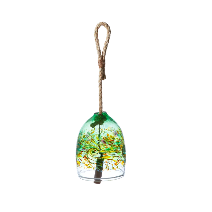 Kitras Art Glass Elements Garden Bell - Earth