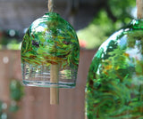 Kitras Art Glass Elements Garden Bell - Earth