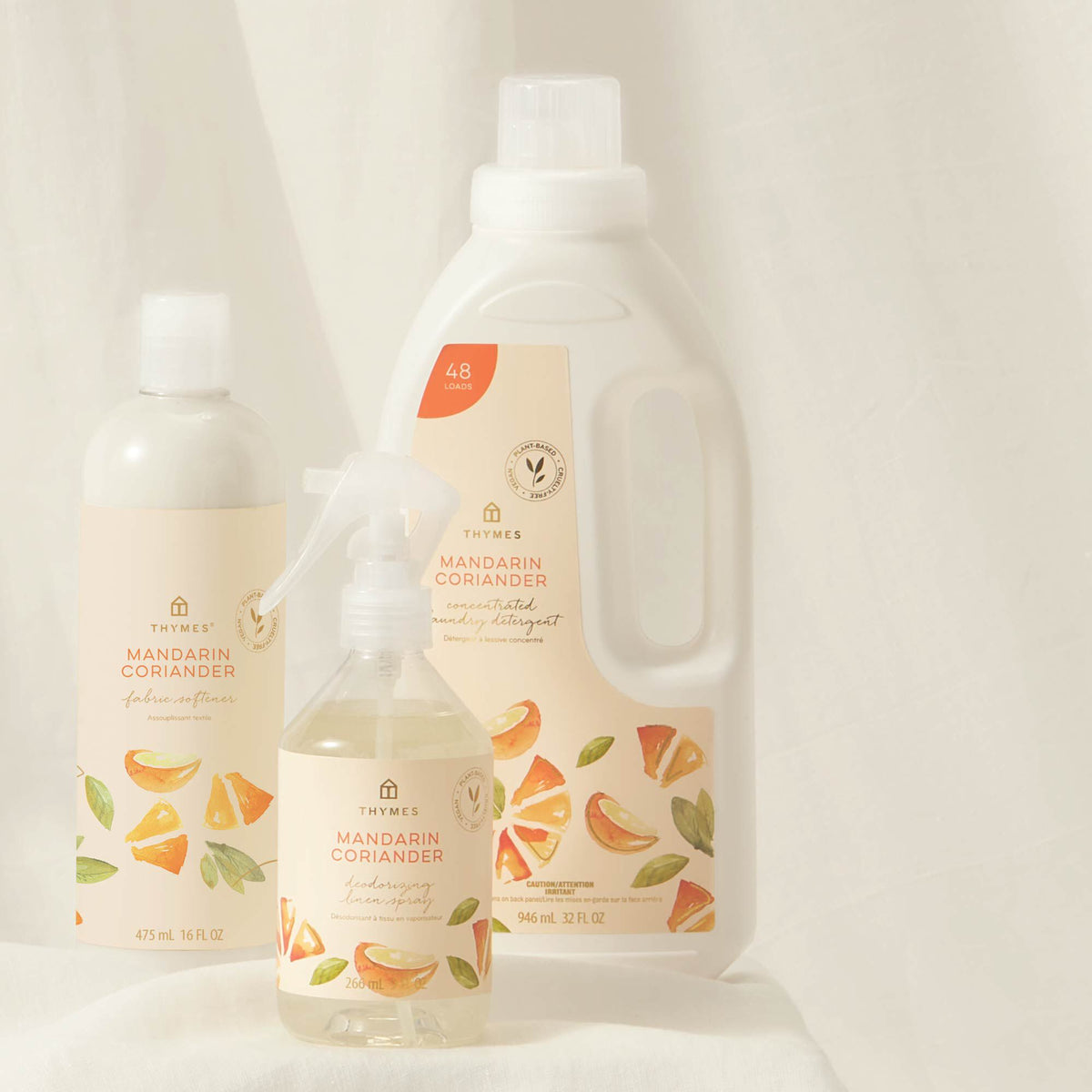 Thymes Mandarin Coriander Deodorizing Linen Spray