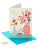 Flowers In Vase Mother's Day Card