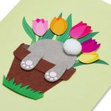 Bunny Pot Easter Card