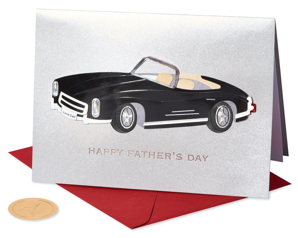 Classic Car Father's Day Card