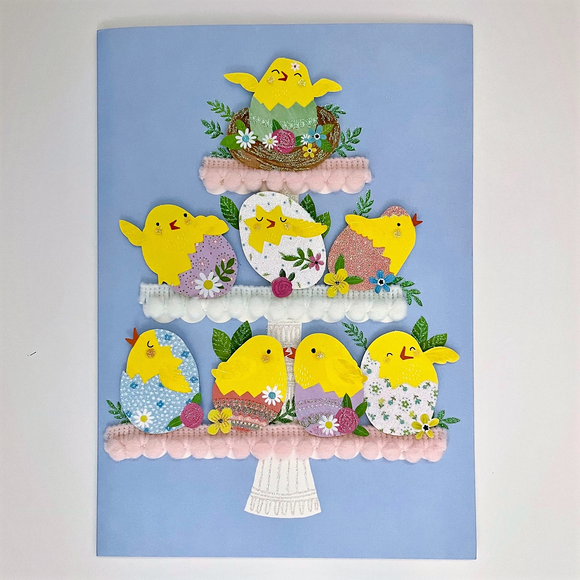 Happy Chicks Easter Card
