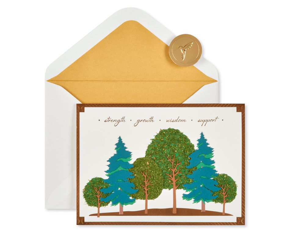 Strength, Growth, Wisdom, Support Father's Day Card