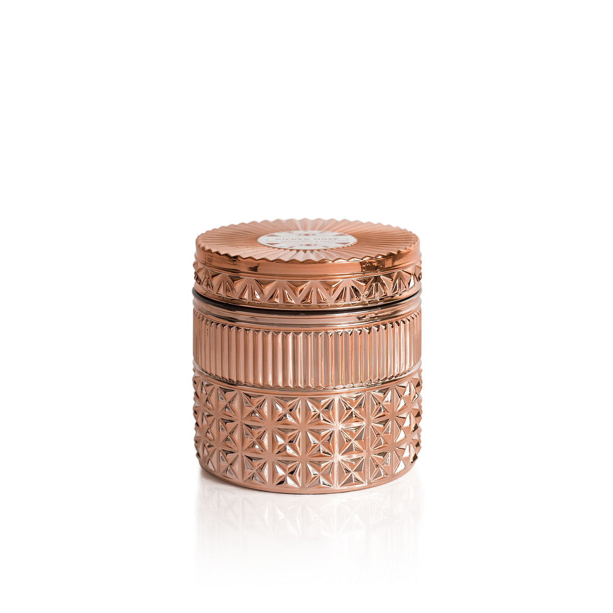 Capri Blue Pink Grapefruit & Prosecco Gilded Faceted Jar Candle