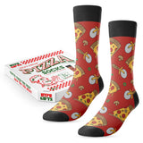 Pizza Unisex Crew Socks In A Box