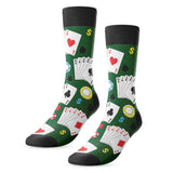 Poker Unisex Crew Socks In A Deck Of Cards Box