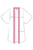 Trailing Wisteria Kimono Gown - Teal