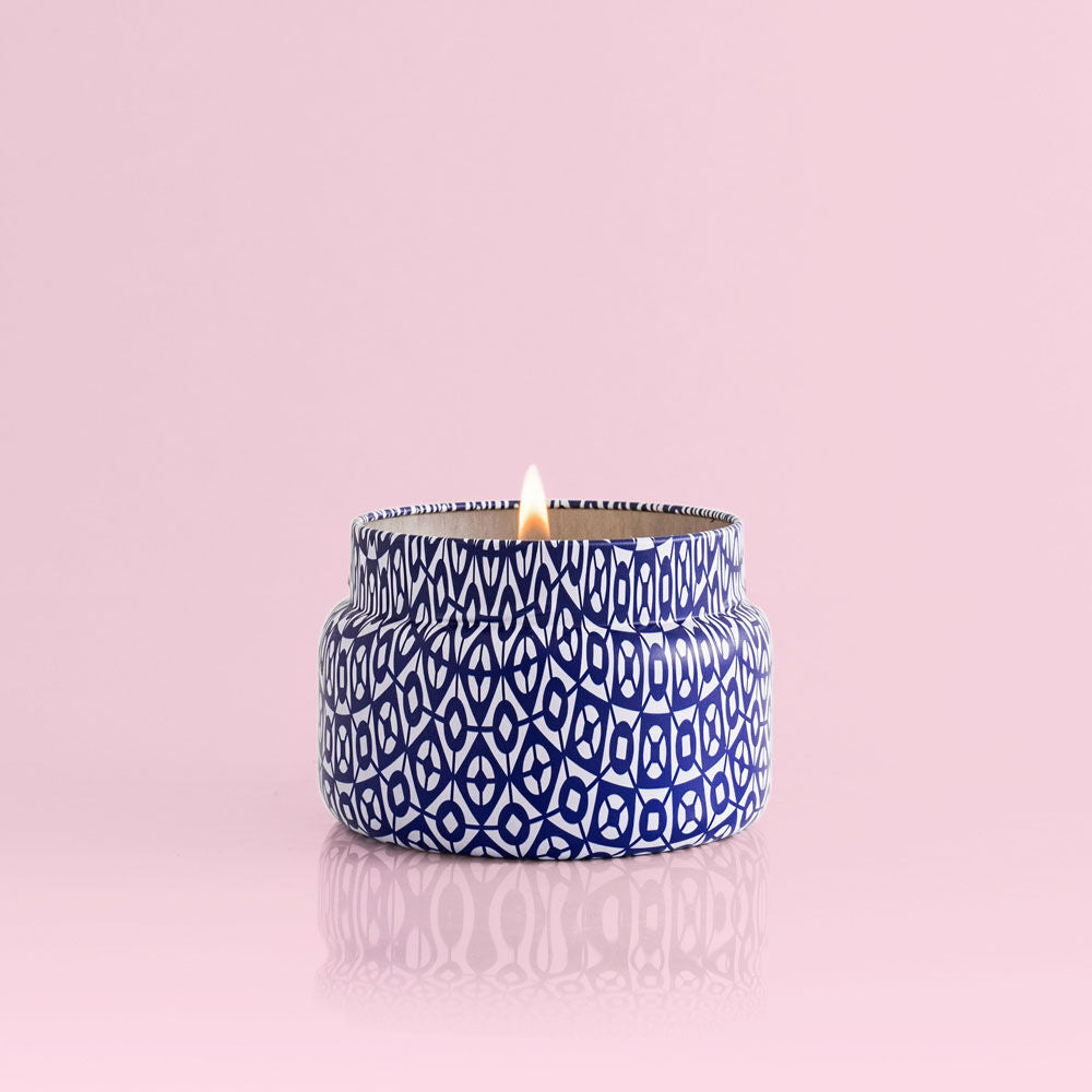 Capri Blue Volcano Signature Printed Travel Tin Candle