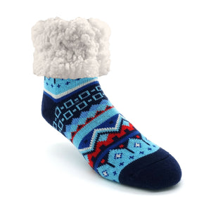 Pudus Classic Slipper Socks Nordic Blue
