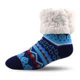 Pudus Classic Slipper Socks Nordic Blue