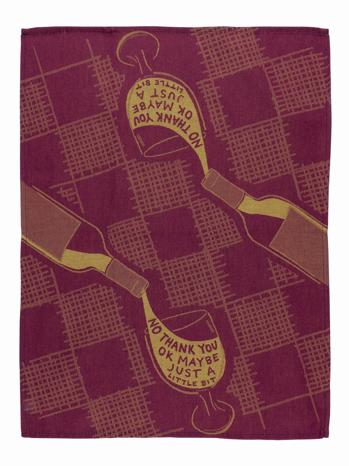 No Thank You OK Maybe Just A Little Bit Jacquard Dish Towel