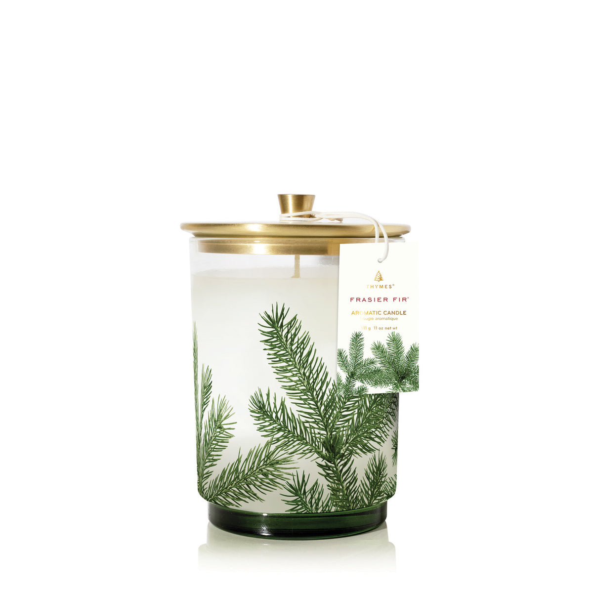 Thymes Frasier Fir Heritage Medium Pine Needle Luminary Candle