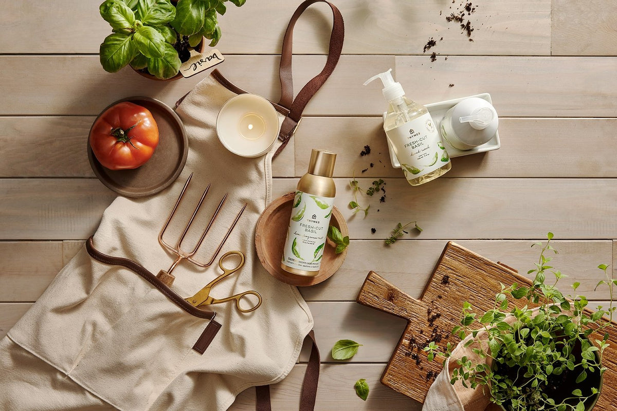 Thymes Fresh-Cut Basil Home Fragrance Mist