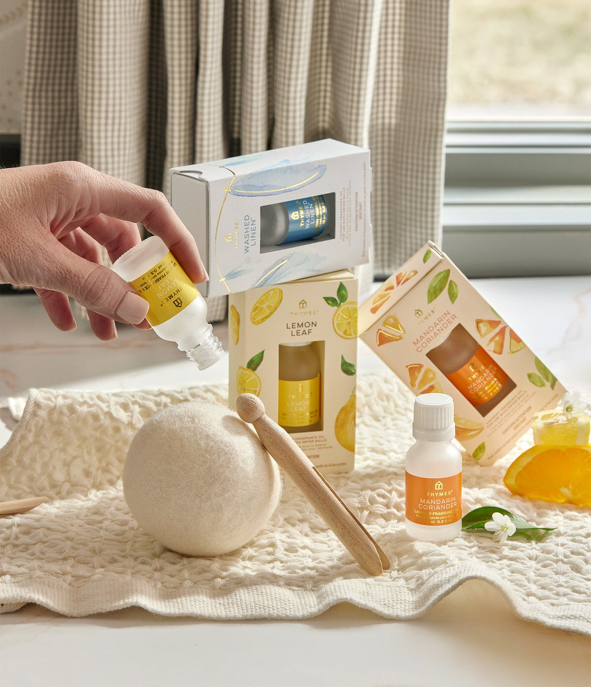 Thymes Mandarin Coriander Laundry Fragrance Oil