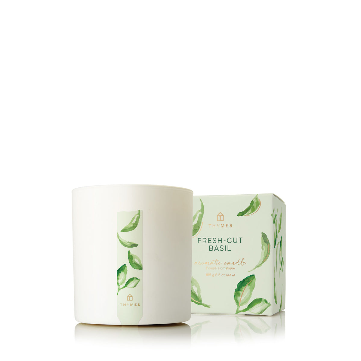 Thymes Fresh-Cut Basil Aromatic Candle