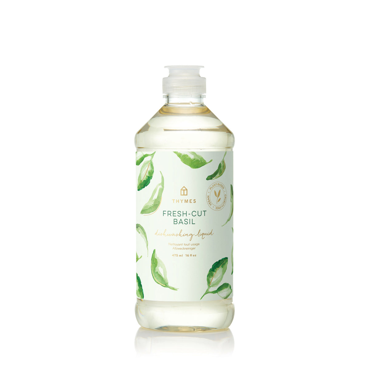 Thymes Fresh-Cut Basil Dishwashing Liquid
