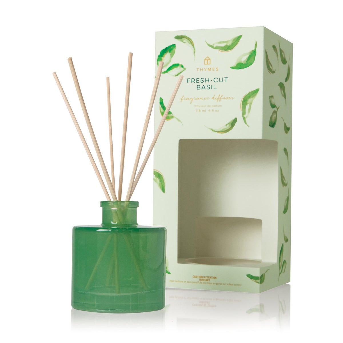Thymes Fresh-Cut Basil Fragrance Reed Diffuser