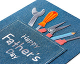 Jean Pocket With Tools Father's Day Card
