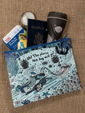 Blue Q Oh! The Places You Will Go Zipper Pouch