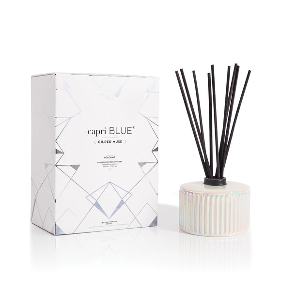 Capri Blue Volcano White Opal Gilded Reed Diffuser