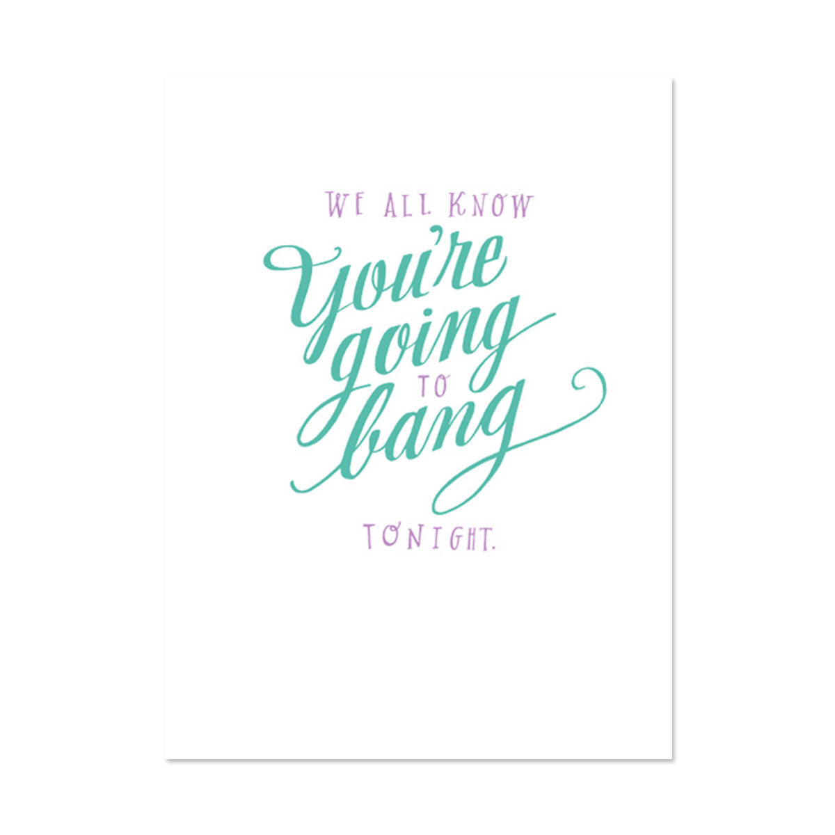 We All Know Wedding Card