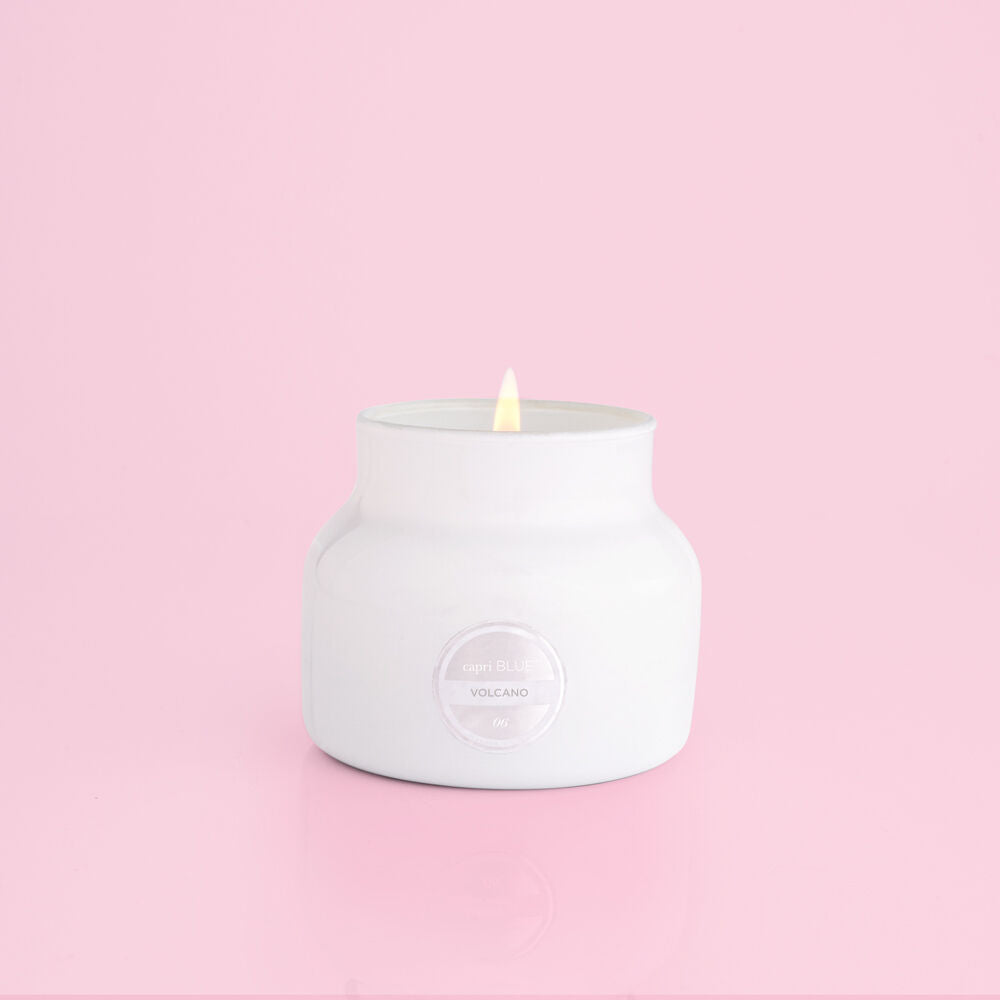 Capri Blue Volcano White Petite Jar Candle